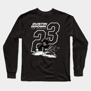 dustin brown outline Long Sleeve T-Shirt